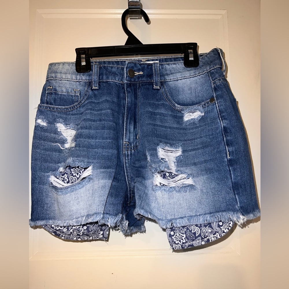 Nature Denim with Paisley Pockets